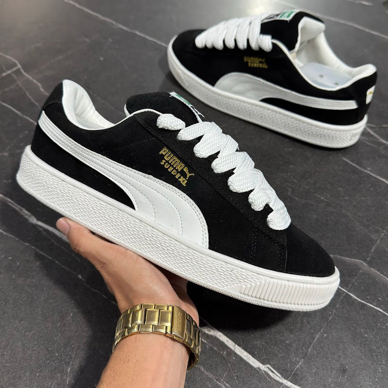 PUMA SUEDE XL - PRETO BRANCO