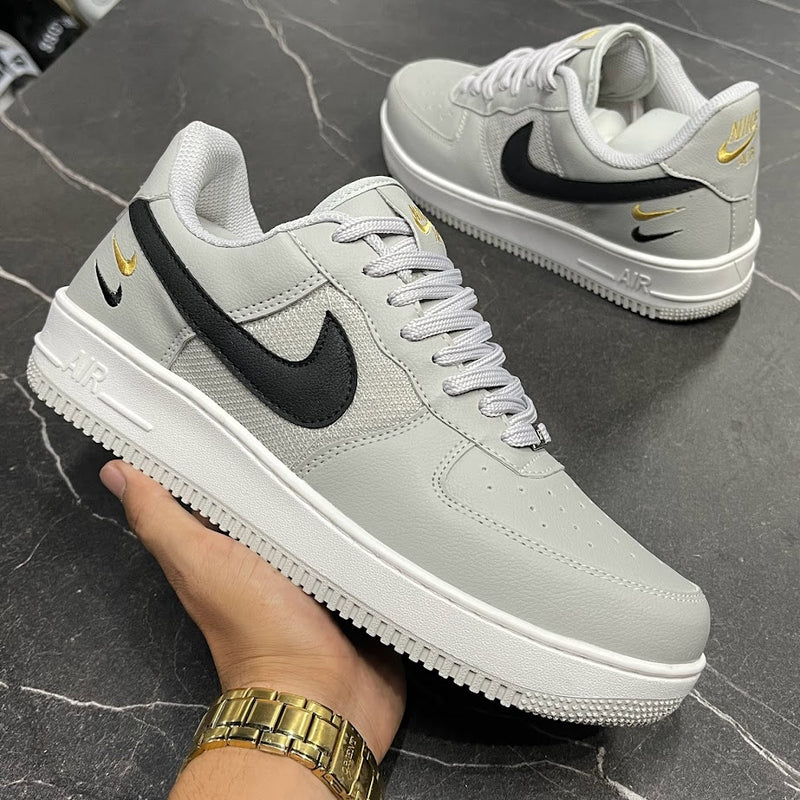 NIKE AIR FORCE 1 - CINZA TELA