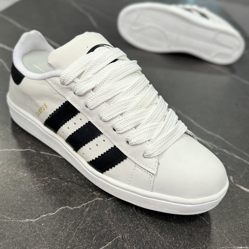 ADIDAS CAMPUS - BRANCO PRETO