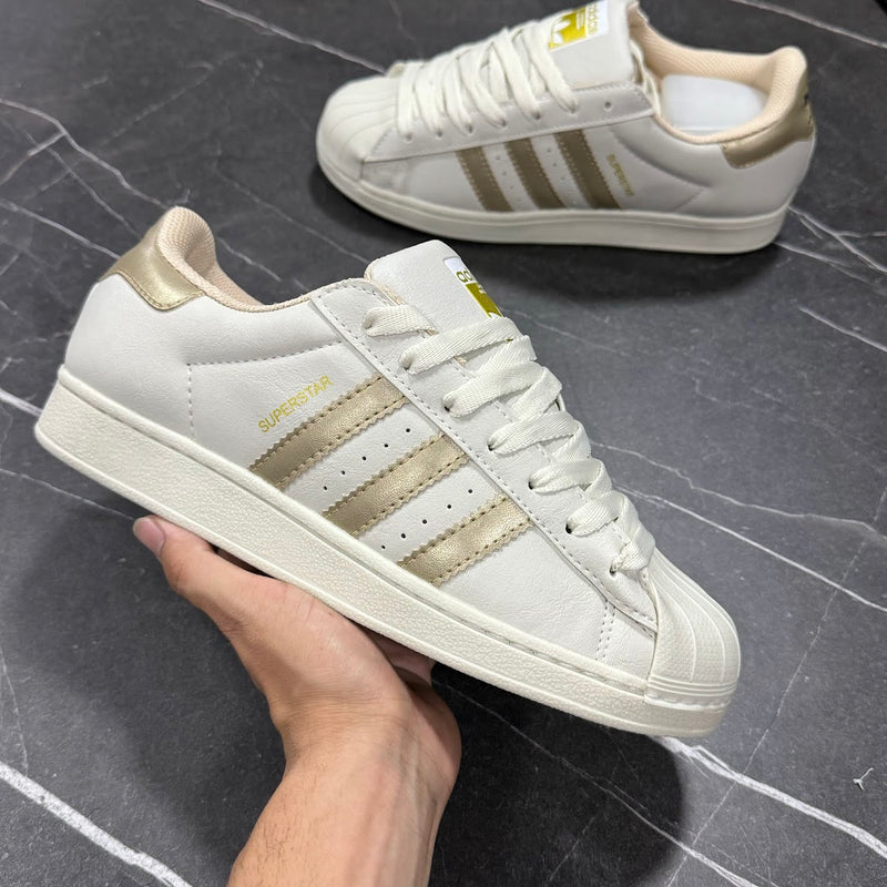 ADIDAS SUPERSTAR - NATURAL OURO