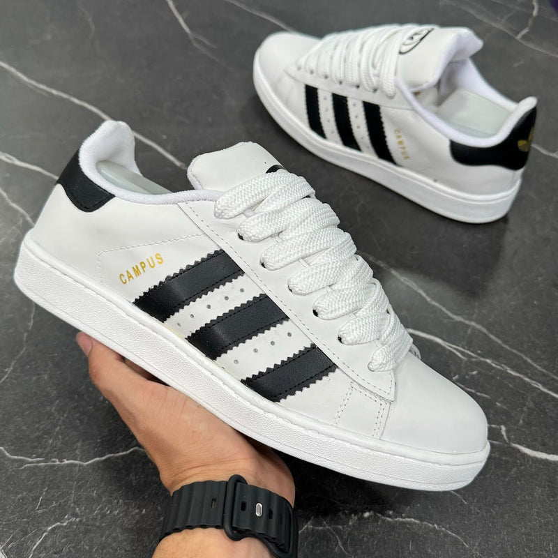 ADIDAS CAMPUS - BRANCO PRETO