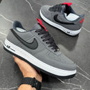 NIKE AIR FORCE 1 GOLD - GRAFITE PRETO VERMELHO