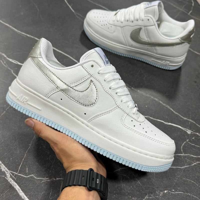 NIKE AIR FORCE 1 GOLD - BRANCO PRATA POLAR