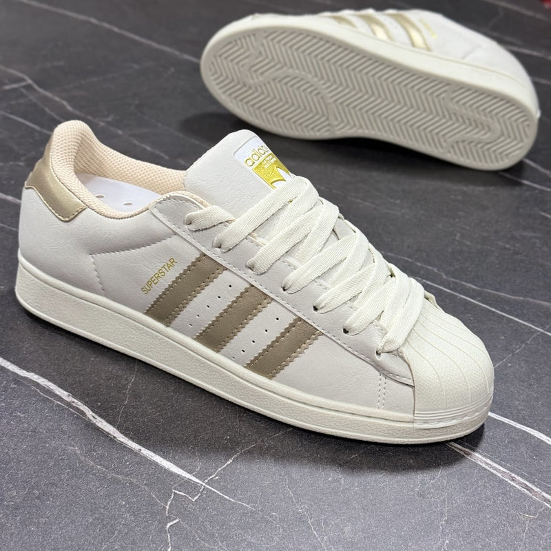 ADIDAS SUPERSTAR - NATURAL OURO