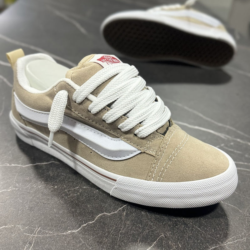 VANS KNU SCHOOL - BEGE BRANCO