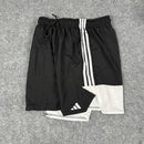 Bermuda Dry-Fit - ADS -01 Preta Branca