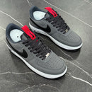 NIKE AIR FORCE 1 GOLD - GRAFITE PRETO VERMELHO