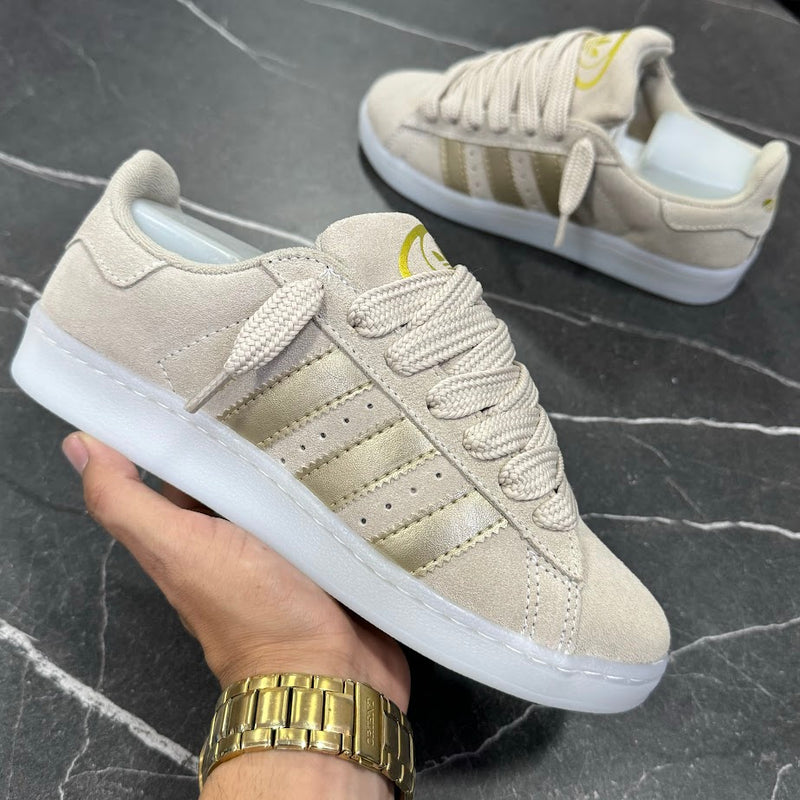 ADIDAS CAMPUS - BEGE DOURADO